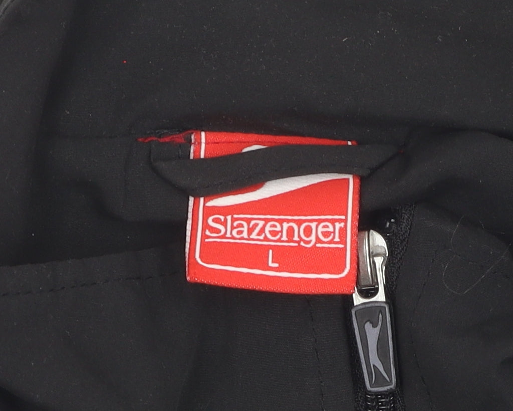 Slazenger Men's Black L Windbreaker Jacket