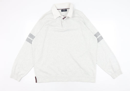 Marks and Spencer Men's Beige XL Pullover Sweatshirt