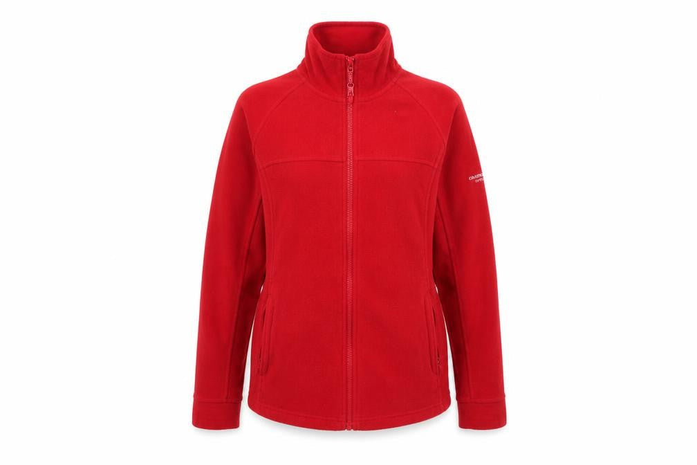 Womens UK 8 Regular Craghoppers Red Full Zip Hoodie