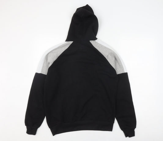 Soul Star Men's Black Pullover Hoodie, Size S