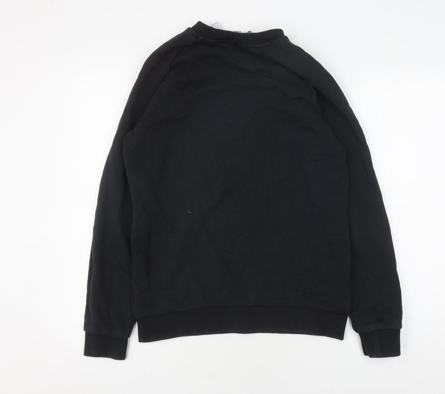 Adidas Men's Black Logo Sweatshirt, Size S, Pullover