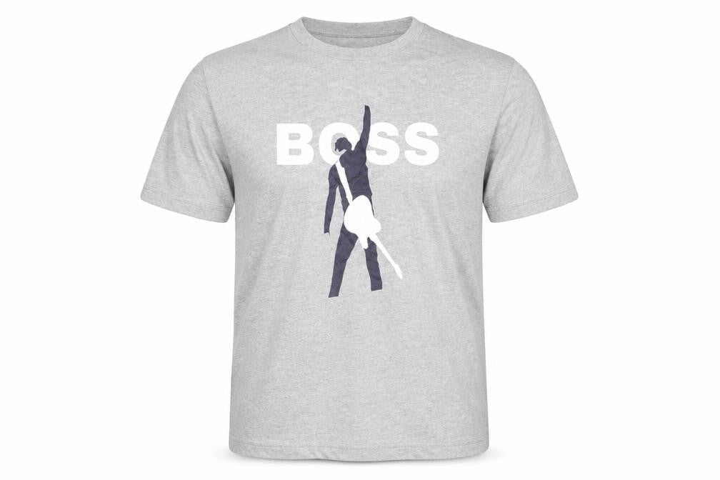 Gildan Men's Grey Graphic Print T-Shirt, Size S