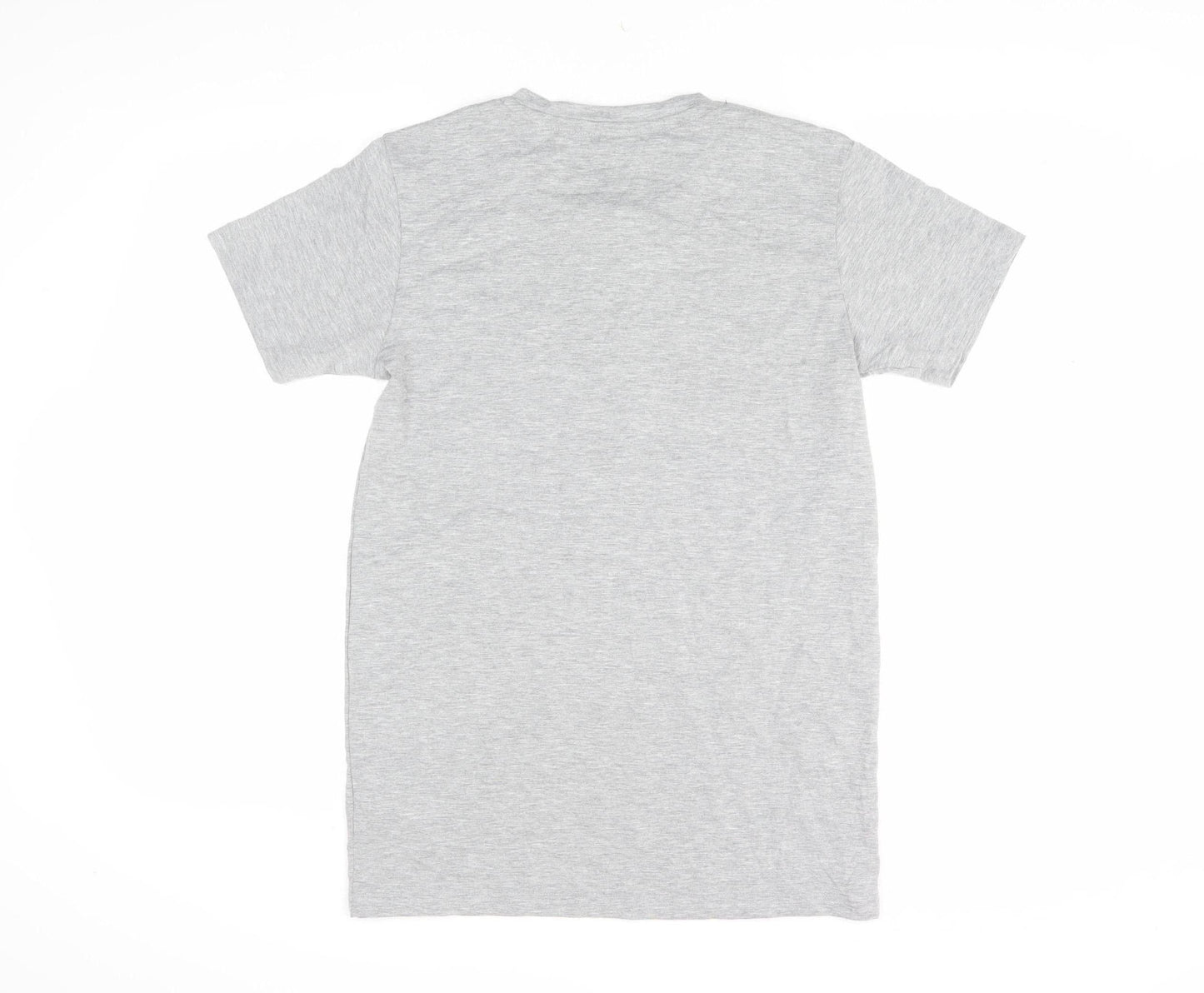 Intense Men's Grey Crew Neck Short Sleeve T-Shirt, Size S