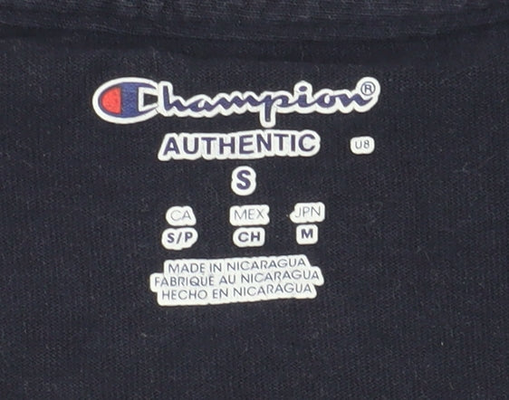 Champion Men's Black S Harvard College Graphic T-Shirt