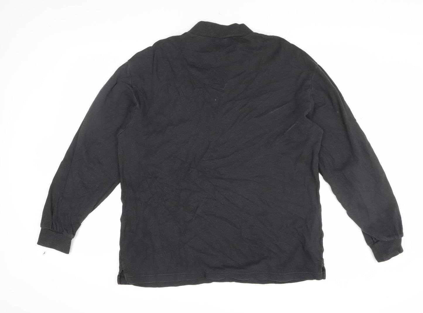Nike Men's Black Mock Neck Long Sleeve T-Shirt M