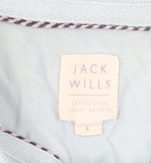 Jack Wills Men's Blue Polo Shirt L Regular Fit