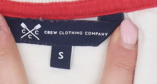 Crew Clothing Women’s White V-Neck Cotton Top S