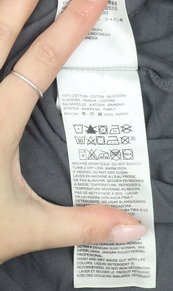 Levi's Unisex Grey S Relaxed Fit Jersey T-Shirt