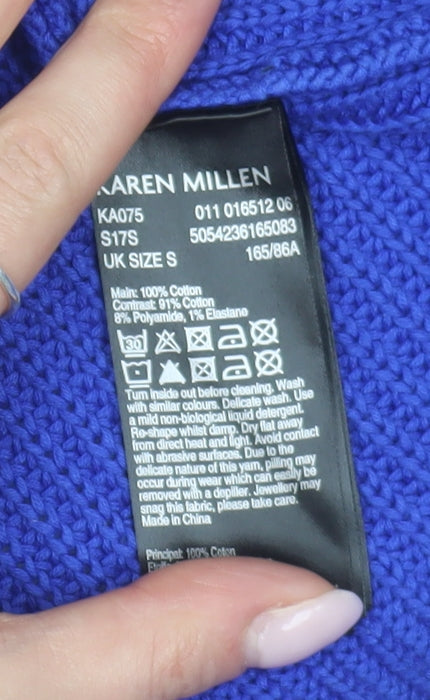 Karen Millen Women's Blue Pullover Jumper, Size S