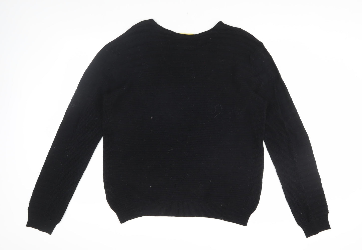 Journal Men's Black Cotton Pullover Jumper - Size L