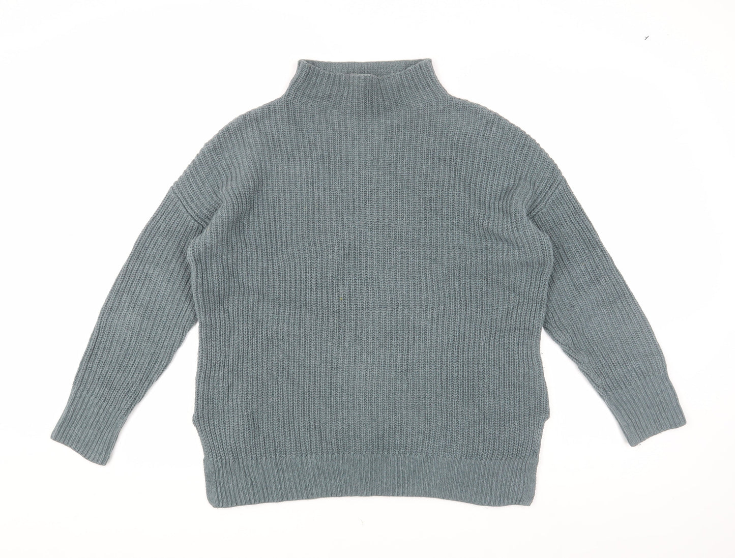 Max Studio Women's Grey Jumper S Mock Neck