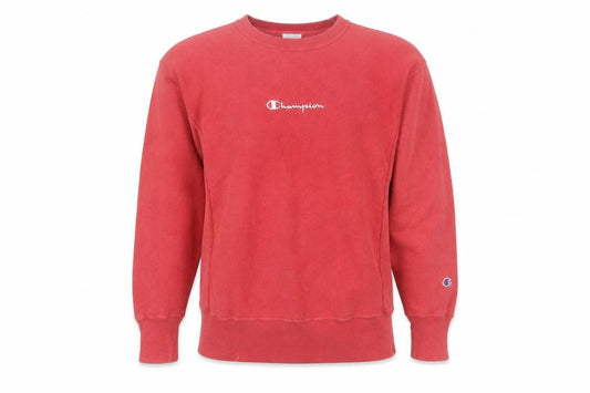 Mens UK L Regular Champion Red Pullover Sweatshirt