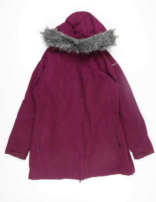 Trespass Women's Purple Parka Jacket XL - Waterproof Hooded