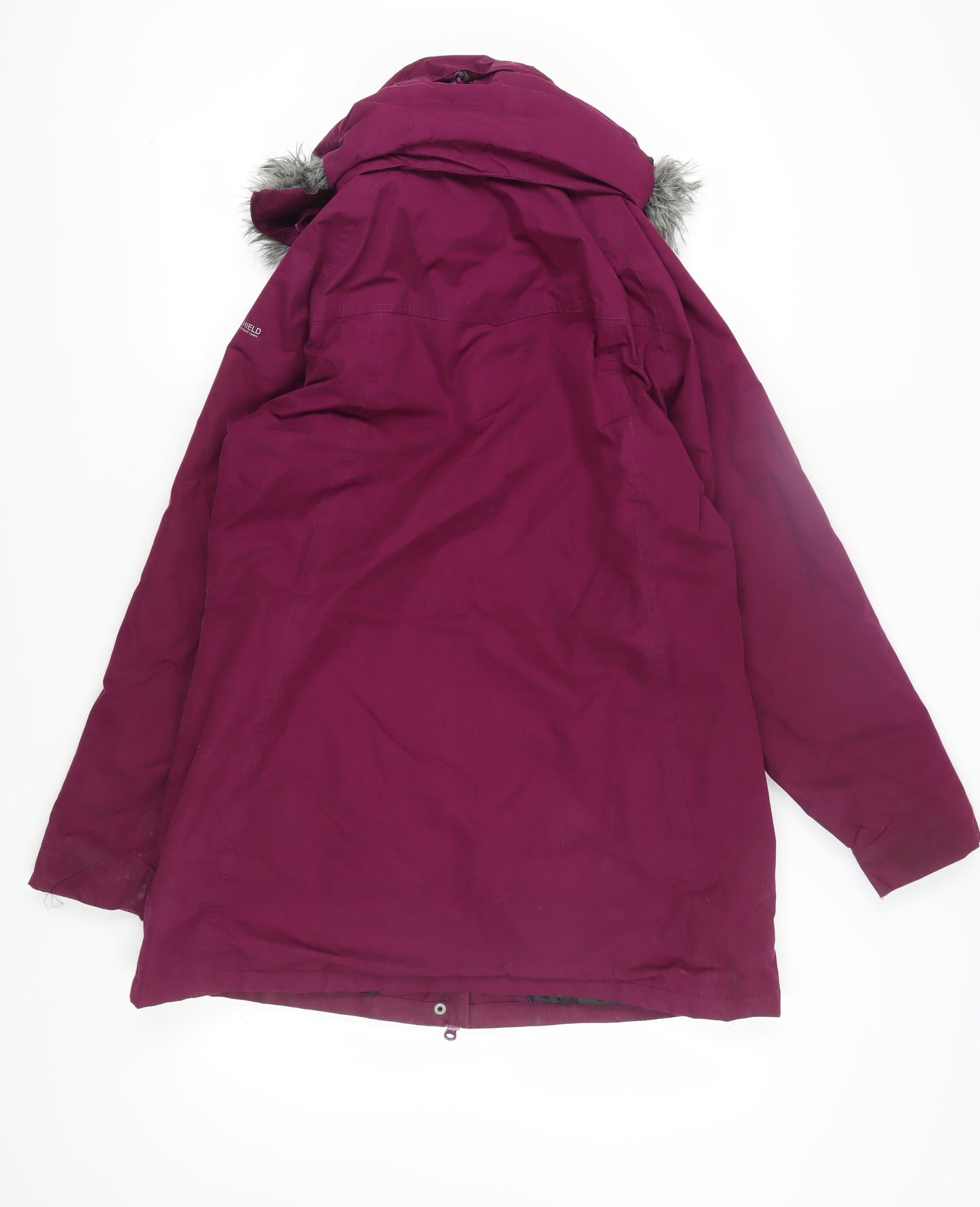 Trespass Women's Purple Parka Jacket XL - Waterproof Hooded