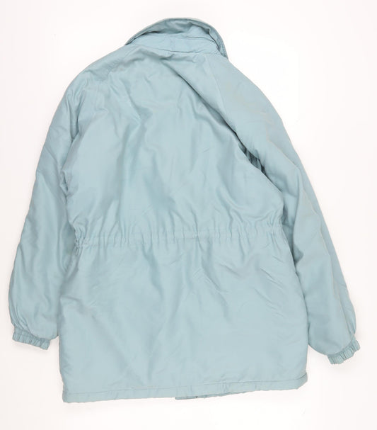 Berkertex Women's Blue Parka Jacket Size 10