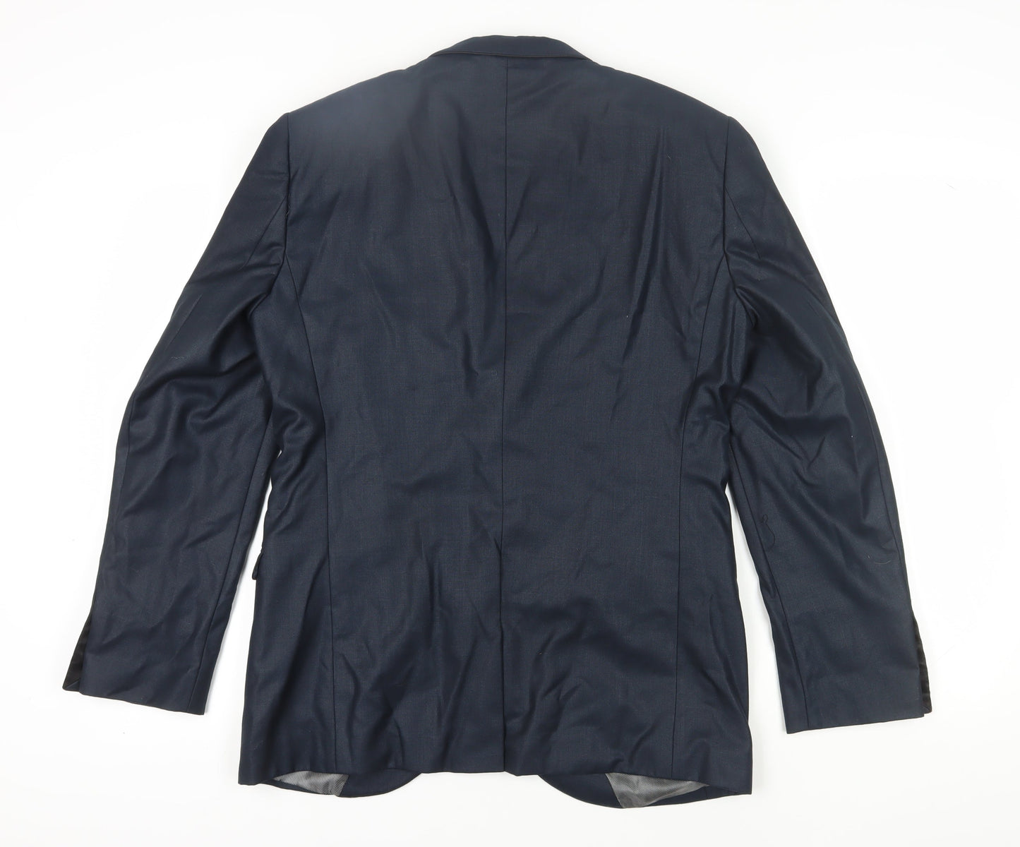 Next Men's Blue Blazer Size 40 Regular Fit Business