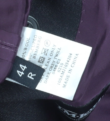 T.M. Lewin Men's Grey Wool Blazer Size 44R Formal