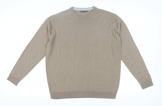 Boston 103 Men's Beige Pullover Jumper, L