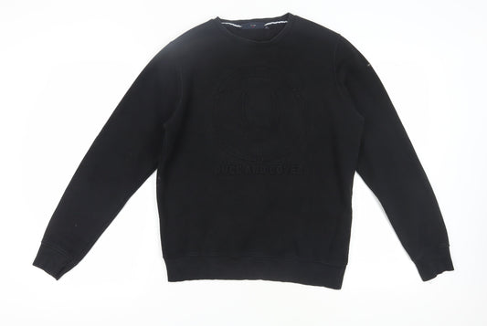 Duck and Cover Men's Black Pullover Sweatshirt M