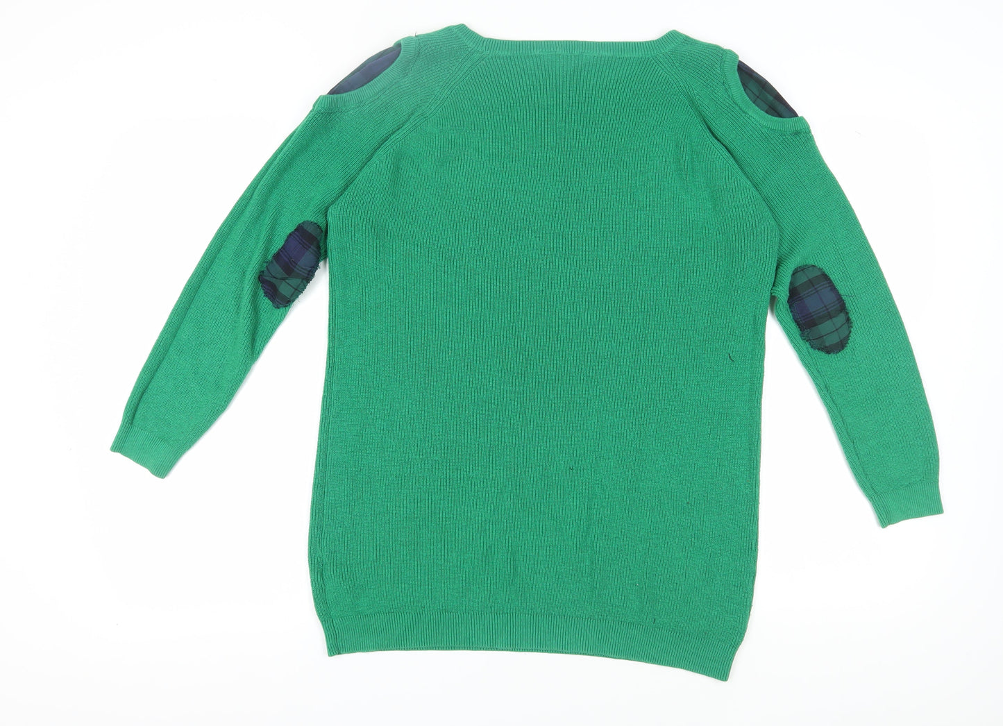 Dorothy Perkins Women's Green Cold Shoulder Jumper