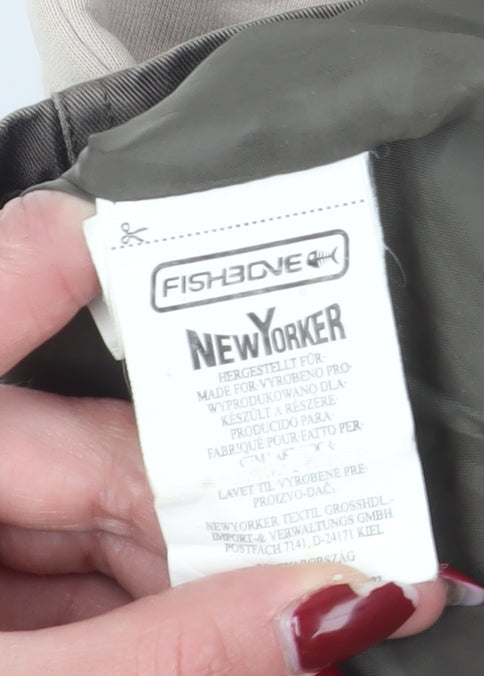 Fishbone Women's Grey Hooded Jacket, Size S, Casual Style