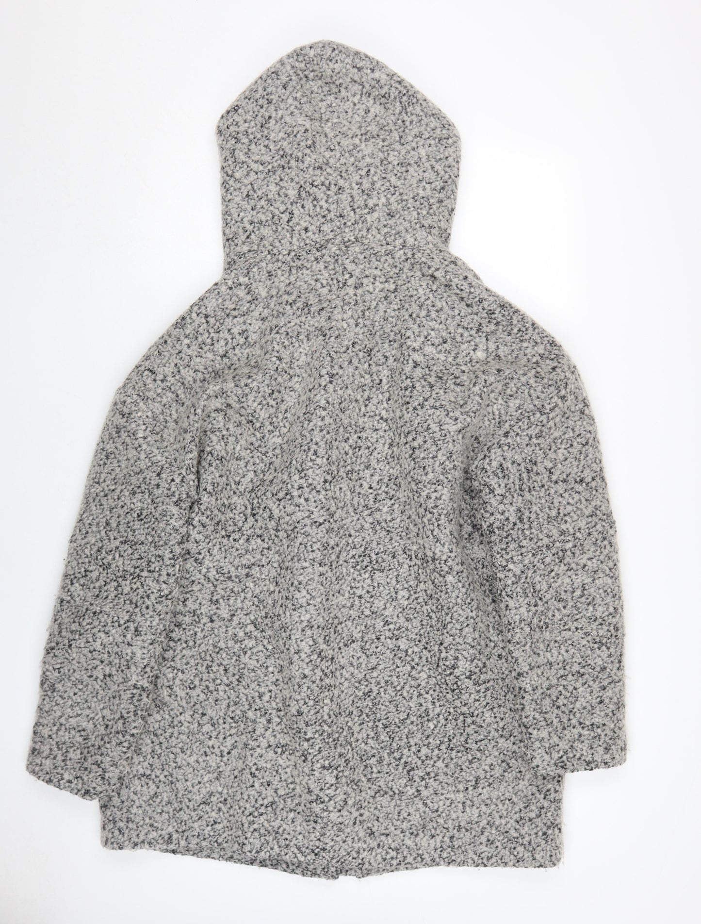 Marks and Spencer Women's Grey Mid-Length Hooded Coat