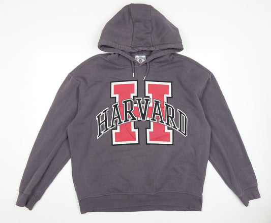 Harvard Unisex Grey XL Pullover Hoodie