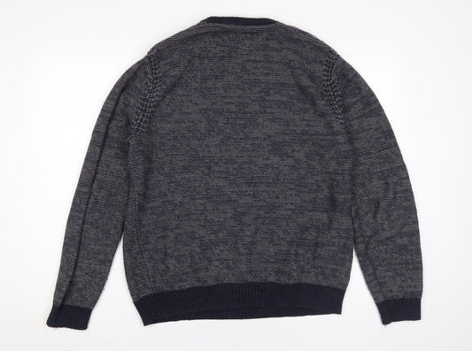 FatFace Men's Blue Pullover Jumper M