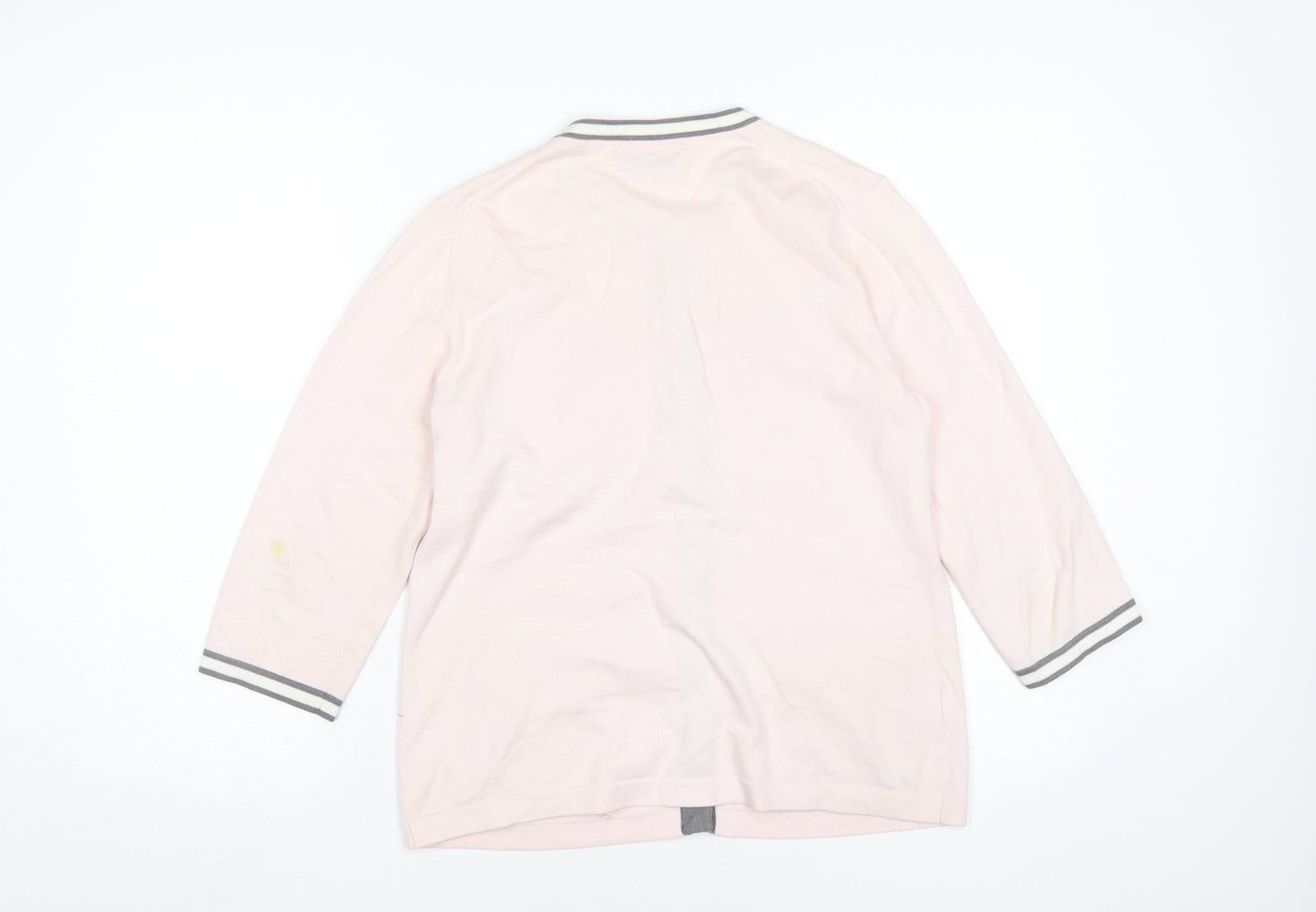 Viyella Women's Pink Cardigan, Medium, Round Neck