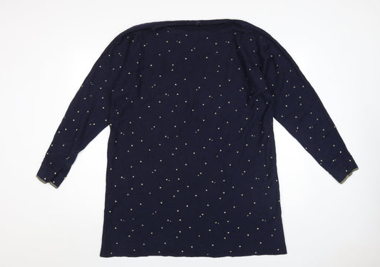White Stuff Women's Blue Long Sleeve Dress Size 20
