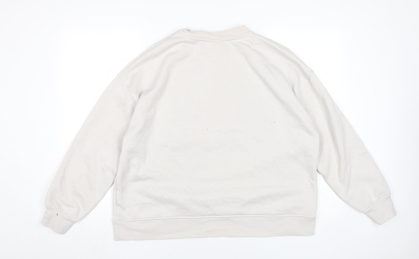 Disney Women's Ivory XL Mickey Mouse Sweatshirt