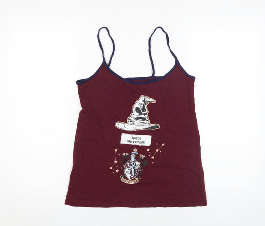 Harry Potter Unisex Red Camisole Tank Top M