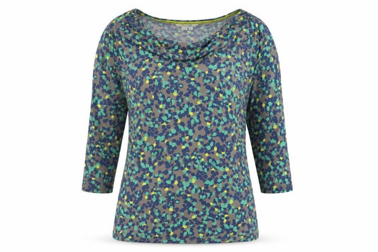 Womens UK Size 12 Boden Multicoloured Lyocell Blend T-Shirt