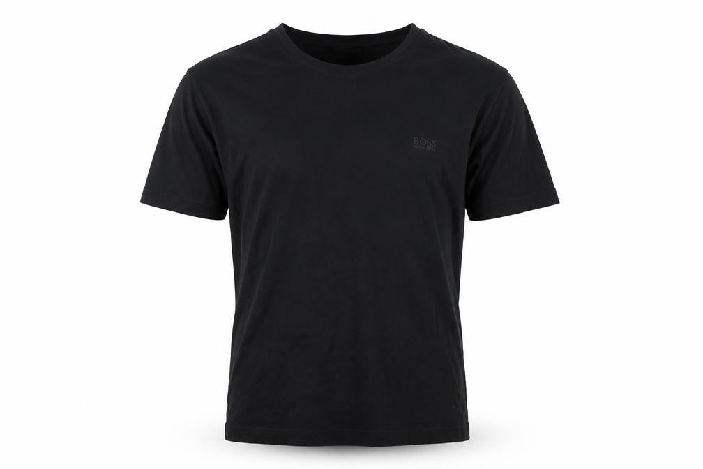 Mens UK Size XL HUGO BOSS Black  Cotton T-Shirt