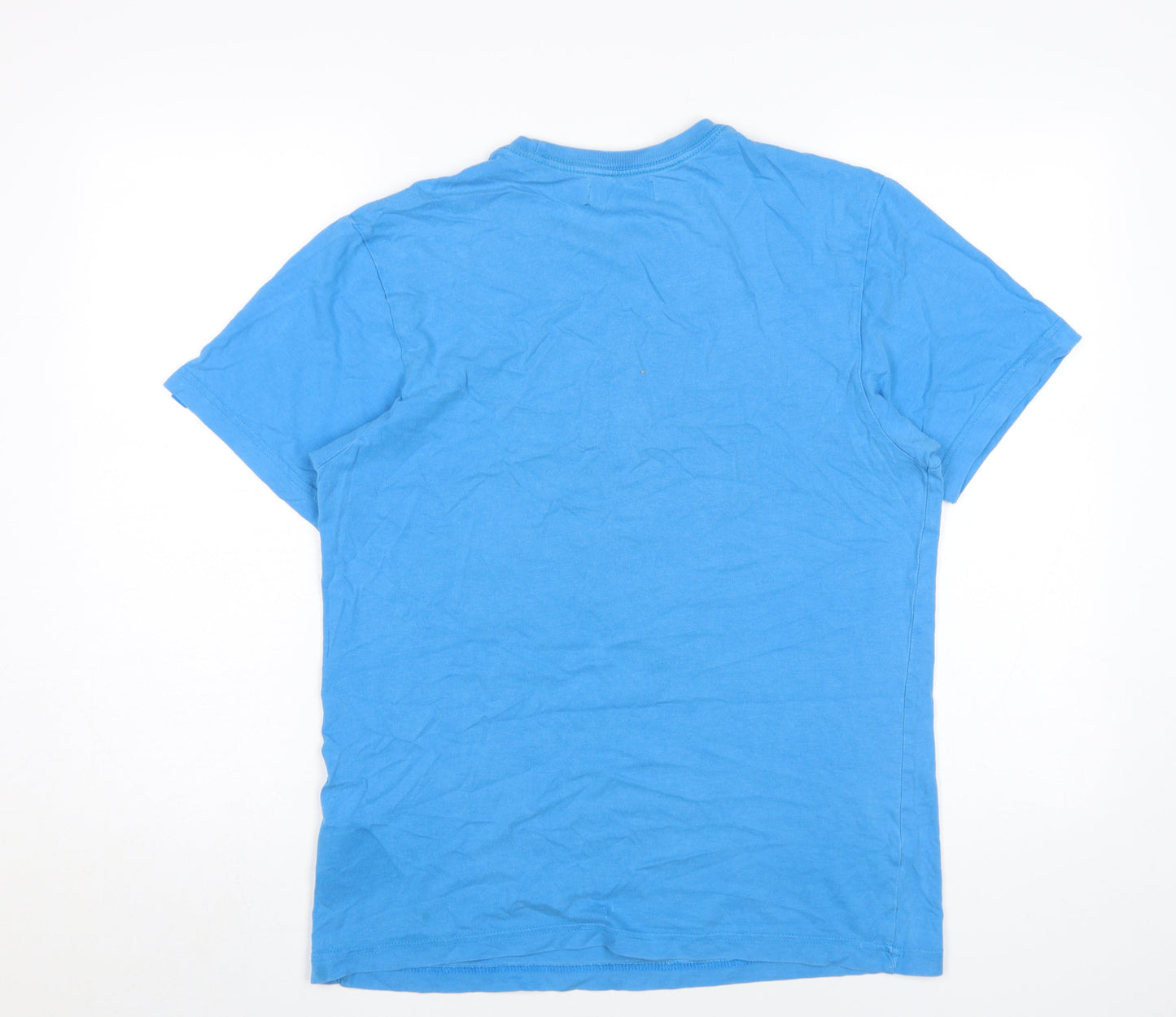 Adidas Men’s Blue Graphic Logo T-Shirt Medium