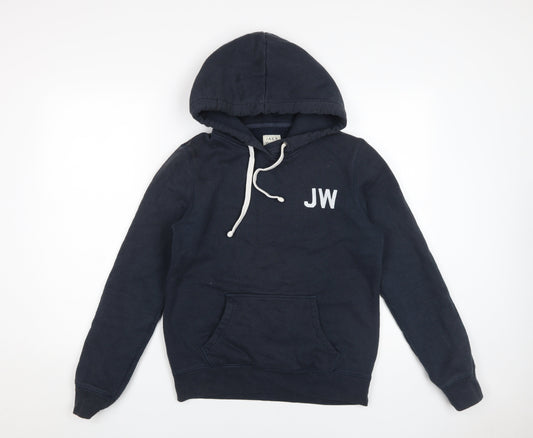 Jack Wills Women's Blue Hoodie Size 10 Pullover