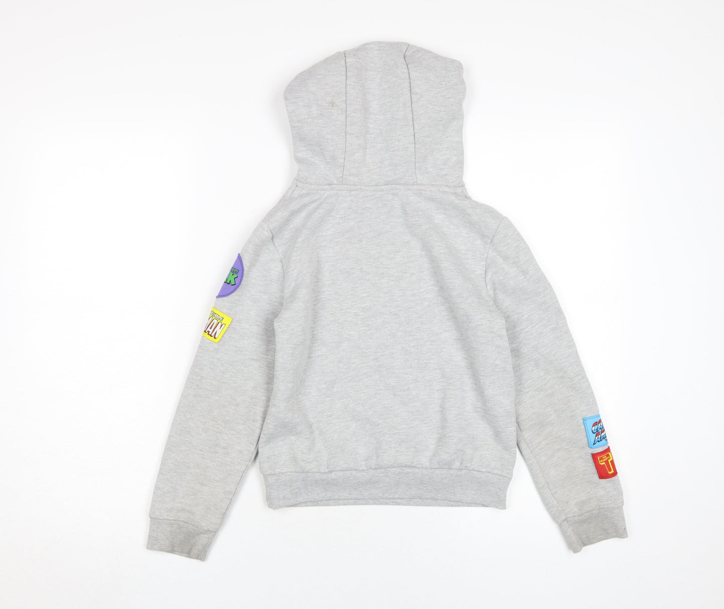Marvel Boys Grey Pullover Hoodie 9-10 Years
