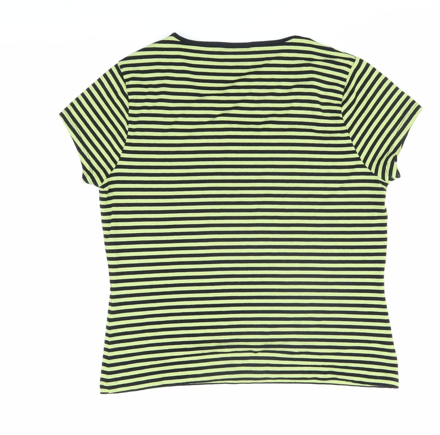 Précis Women's Multicoloured Striped T-Shirt M