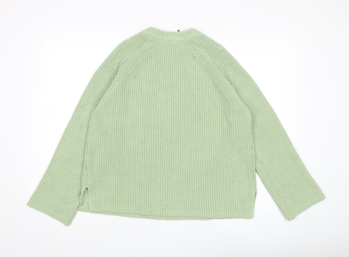 Marks and Spencer Women's Green Pullover Jumper, M, Crew Neck