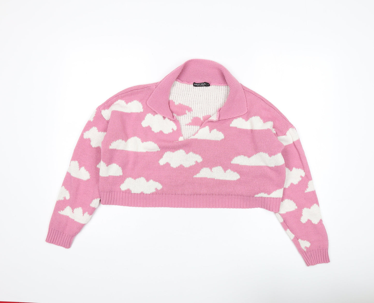 Nasty Gal Women's Pink Cloud Pullover Jumper