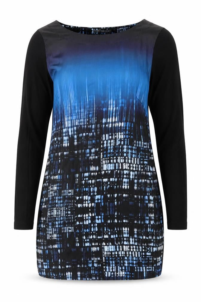 Marks and Spencer Women’s Blue Geometric Blouse Size 12