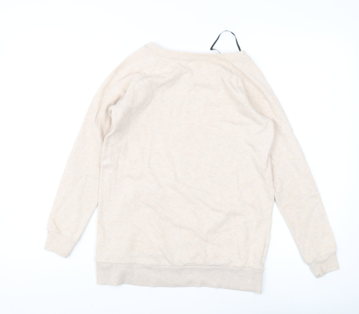H&M Girls Beige Sequin Shine Bright Sweatshirt 18 Plus Pullover