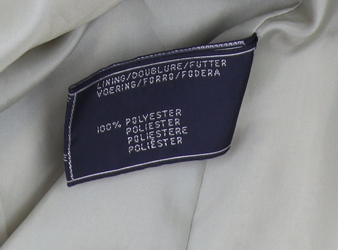 Arnold Scaasi Beige Trench Coat Unisex Adults S Classic