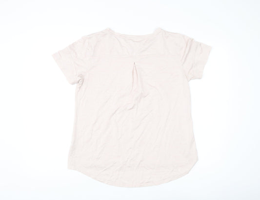 Abana Women's Ivory T-Shirt, Size L, Basic Style