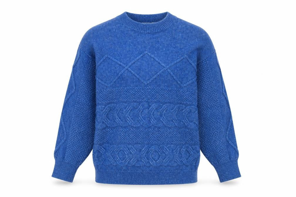 Marks and Spencer Women's Blue Medium Pullover Jumper