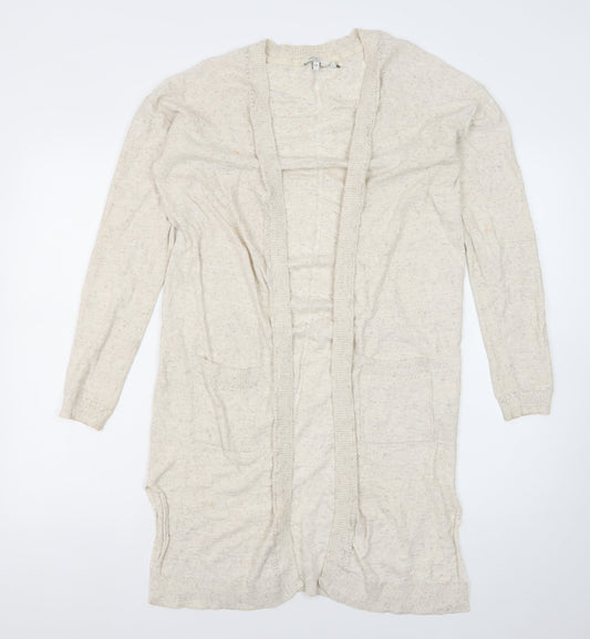 FatFace Women's Beige Cardigan Size 10 Relaxed