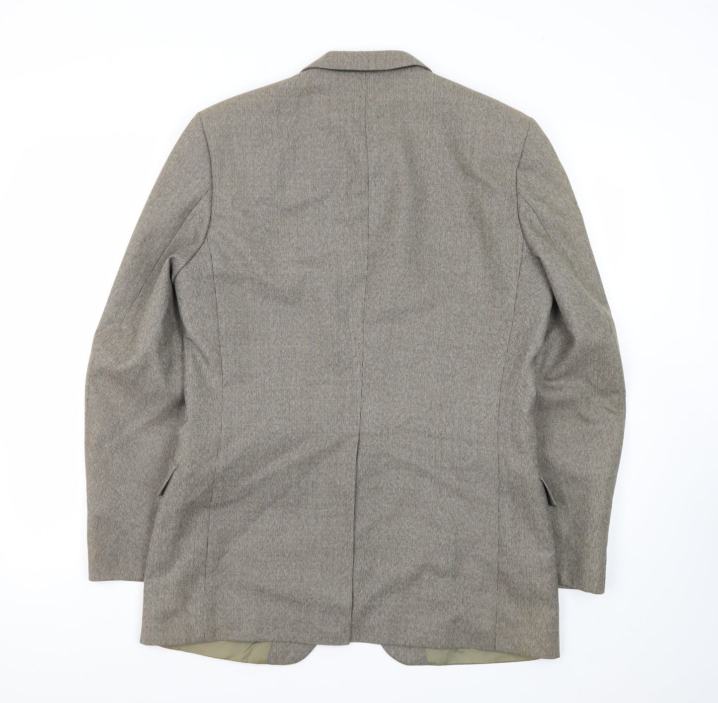 St Michael Men's Grey Herringbone Blazer 38R