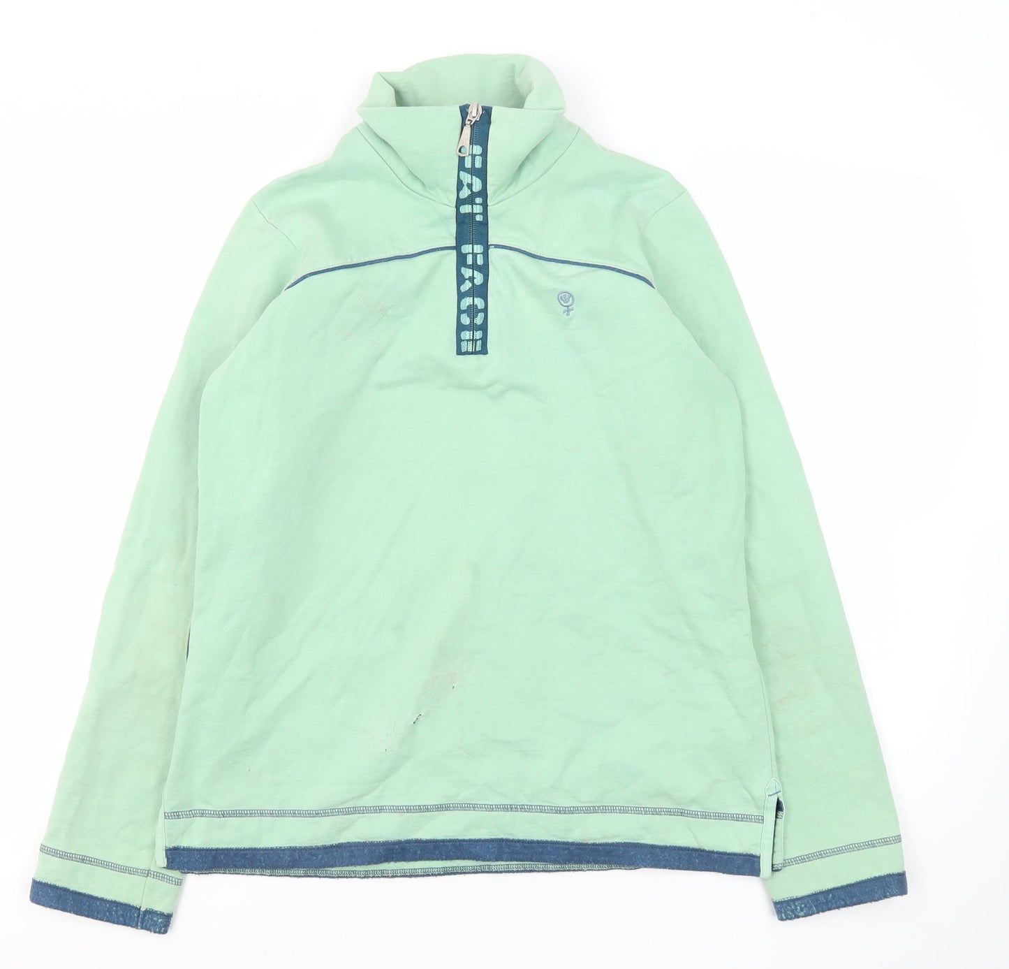 Fat Face Green Women's Pullover Sweatshirt Size 10