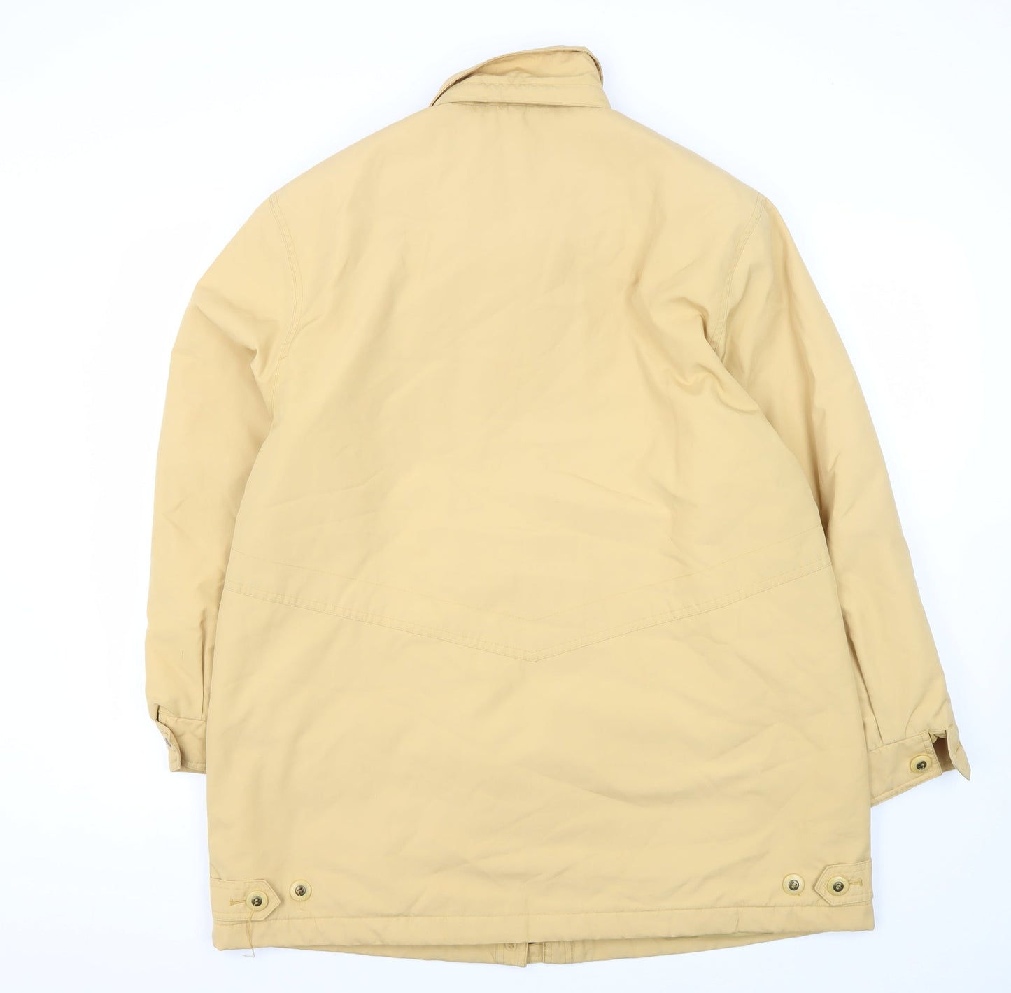 Dannimac Men's Beige Mid-Length Cotton Coat, L, Casual