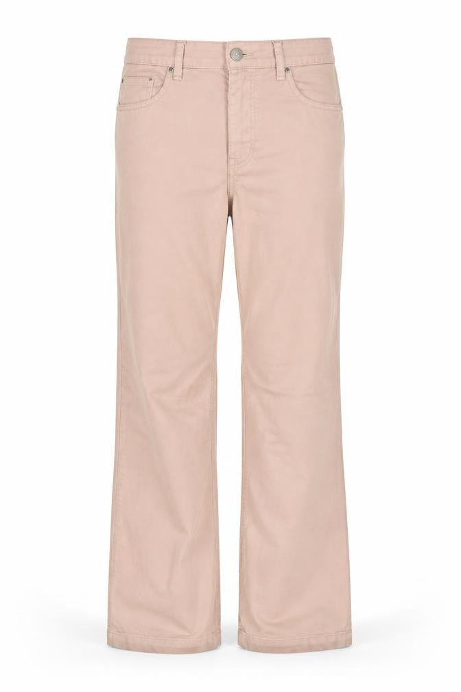 Brownie Women's Beige Straight Trousers XS